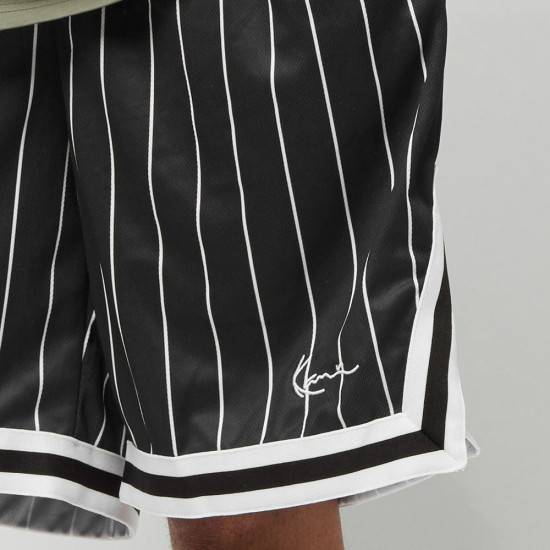 Karl Kani Ανδρικό σορτς Small Signature Pinstripe Mesh Shorts